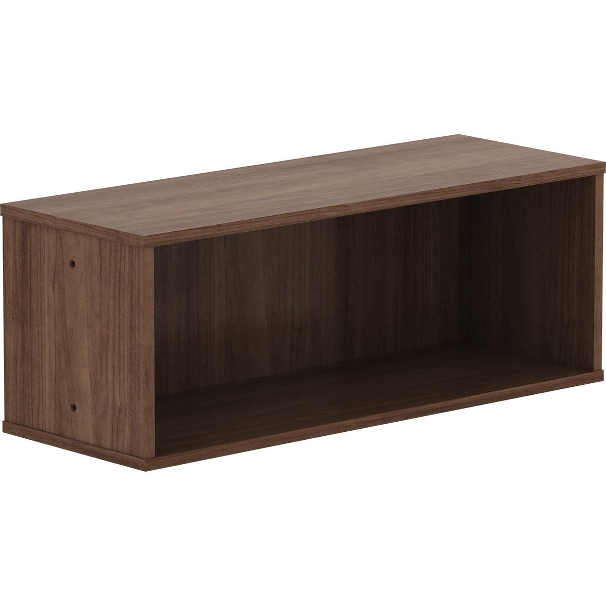 Lorell, Llr90280, Panel System Open Storage Cabinet, 1 Each, Walnut