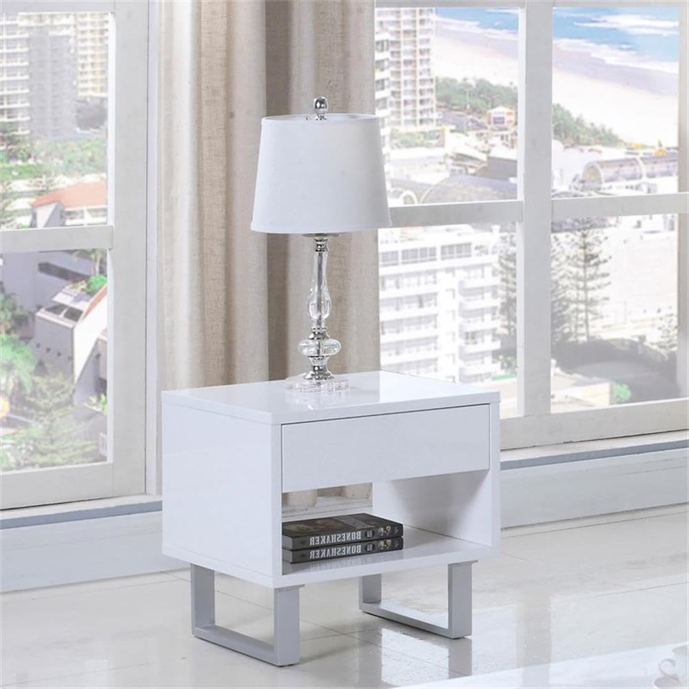 Coaster Home Furnishings End Table, White (705697-CO)