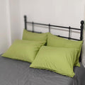 Premium Queen Pillowcases 4 Pack - Grass-Yellow Standard - Ultra Soft 1800 Thread Count Microfiber- Double Brushed - Allergies F