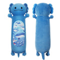Haijunya 22    Long Axolotl Plush Body Pillow, Cute Blue Ocean Axolotl Stuffed Animals, Salamander Squishy Soft Plushies Toy, Gi