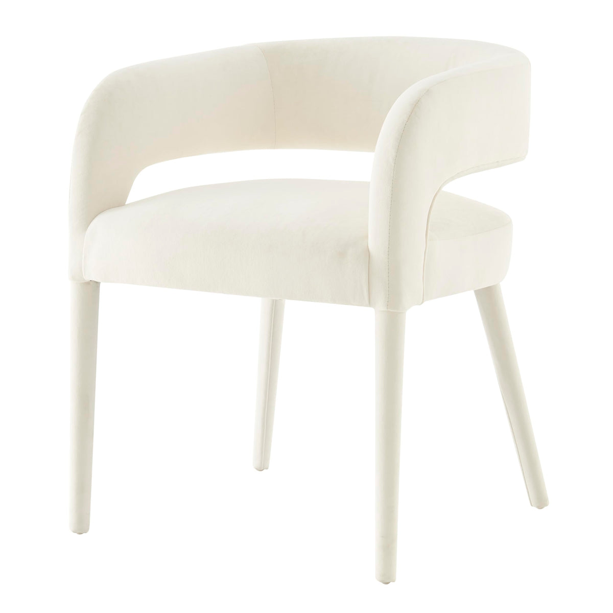 Npd Furniture And More Lauryn Dining Chair, Dainty Cream