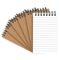 Wavamawa Pocket Notebooks, 3X5 Small Notepads, Mini Top Spiral Notebook, Little Size, Lined College Ruled Paper, Tiny Memo Pads