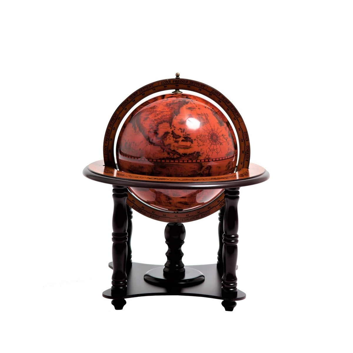 HomeRoots Decor 13-inch x 13-inch x 15-inch Globe 8 3/4 inches