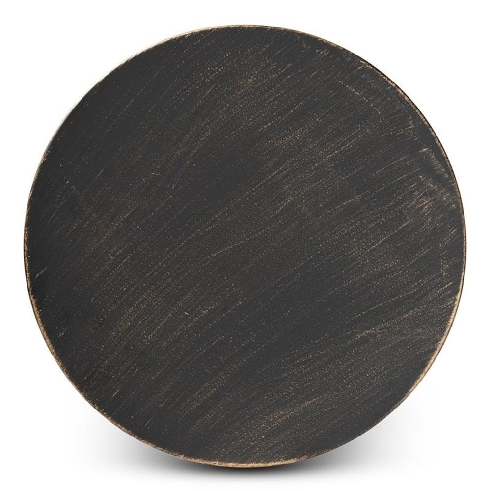 Baxton Studio Finnick Modern Industrial Antique Black finished Metal End Table