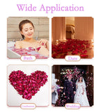 100 Grams Dried Natural Real Red Rose Petals Real Flower Rose Petals For Bath Aromatherapy Wedding Party Decoration Crafts Acces