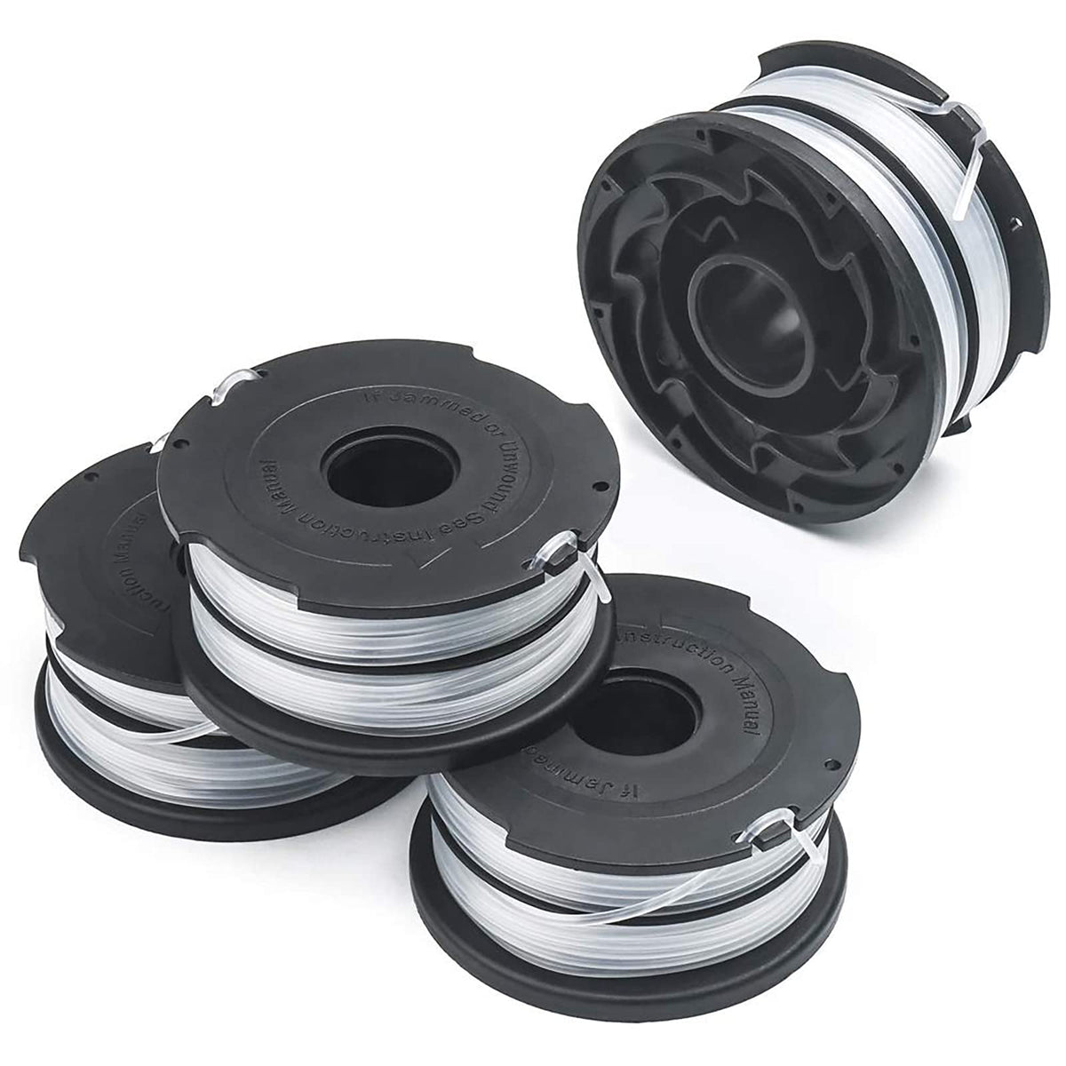 Thten Df-065 90517175 Replacement String Trimmer Spools For Black Decker Gh710 Gh700 Gh750 Weed Eater Refills Line 36Ft 0.065'