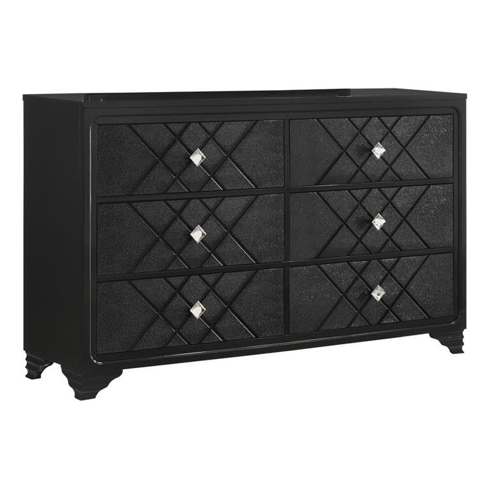 Coaster Home Furnishings Penelope 6-Drawer Bedroom Dresser Midnight Star