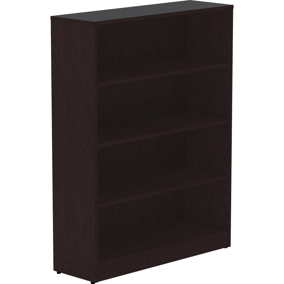 Lorell, Llr18227, Essentials Espresso Laminate Bookcase, 1 Each