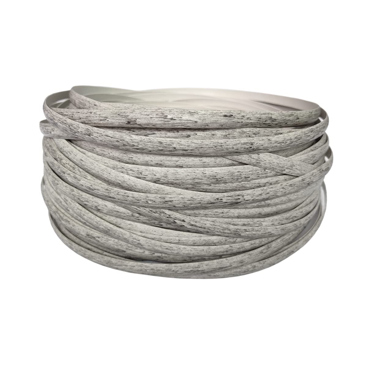 Feyart 25M/82Ft 8.5Mm Grey Wicker Repair Kit, Pe Rattan Repair Kit For Wicker Chair Fixing, Patio Furniture Repair