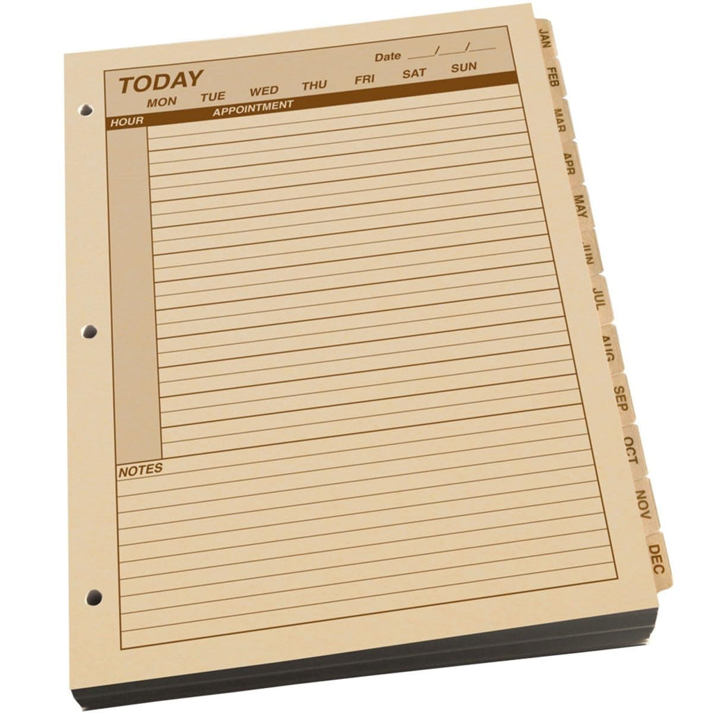 Rite In The Rain Rite In The Rain Weatherproof Daily Calendar Set, 8.5' X 11', Tan Sheets, 365 Days (No. 9260D-Mx)