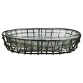 TG,LLC Treasure Gurus Primitive Style Metal Wire & Glass Bath Soap Dish Farmhouse Bathroom Kitchen Decor
