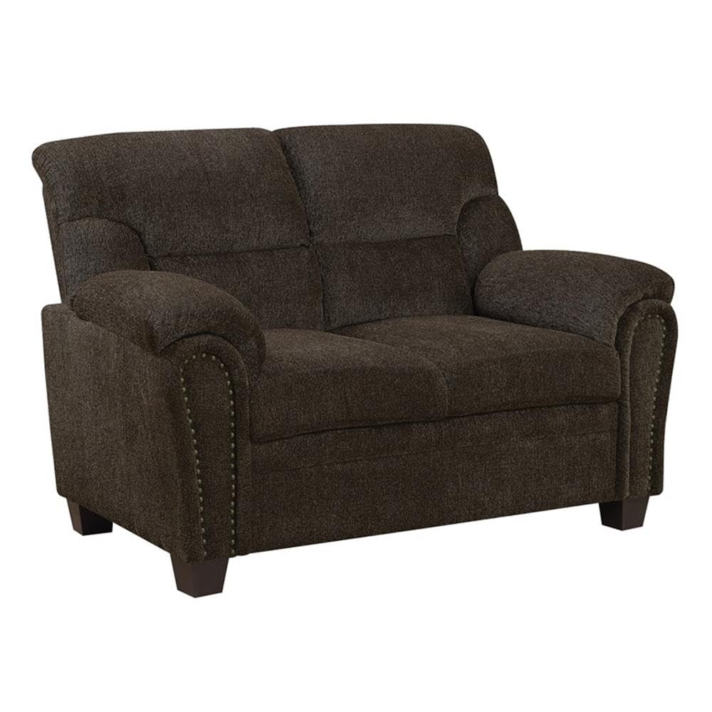 Coaster Clementine 3-Piece Sofa Set, Brown