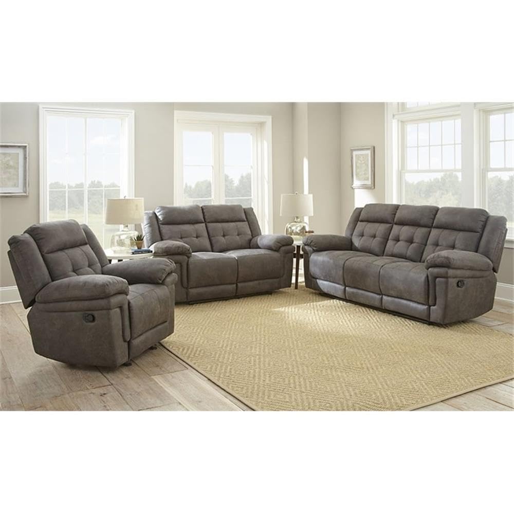 Steve Silver Anastasia Fabric Reclining Sofa - Thumbnail 4