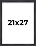 21x27 Shadow Box Frame Contemporary Black | 1'' Depth of Usable Space| Interior Size 21x27 or 27x21 Inches| UV Resistant Acrylic