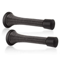 Kovosch 2 Pack Spring Door Stopper Oil Rubbed Bronze - 3-1/4' Flexible Spring Door Stops With Black Rubber Bumper Tips