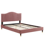 Modway Juniper Platform, King, Dusty Rose