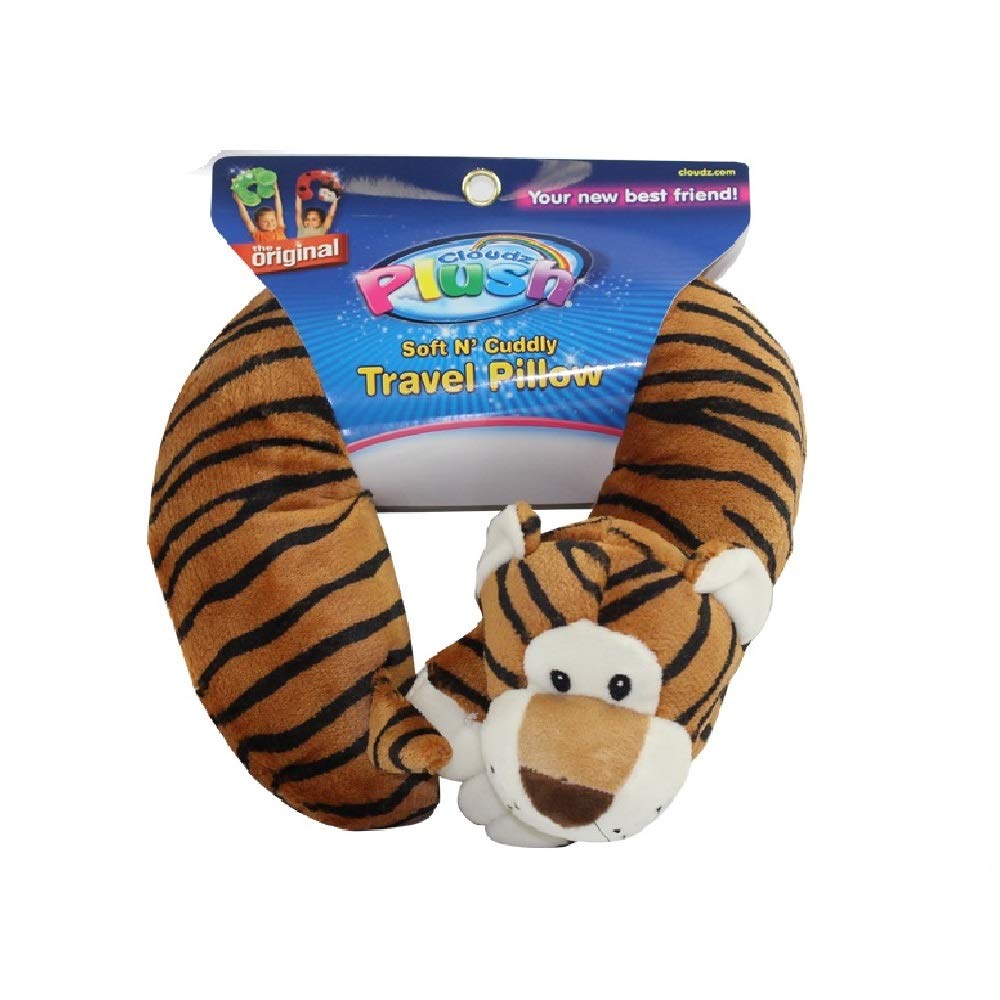 Cloudz Kids Plush Animal Neck Pillow - Tiger
