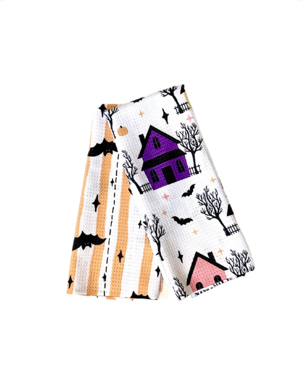 Trig Kitchen Towel. Tea Towel. Dish Cloth. Double Sided Design. Quick Dry Waffle Weave Microfiber. Highly Absorbent. Designer Pr