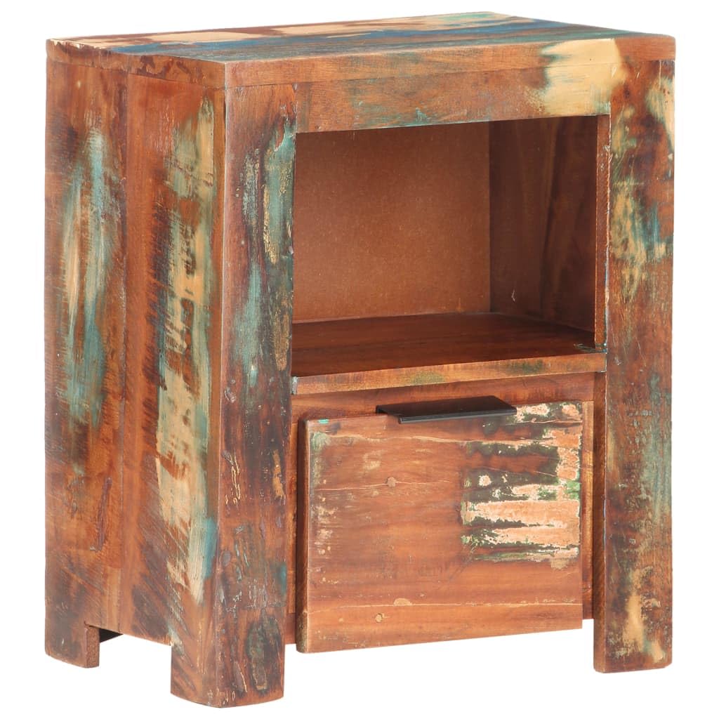 Bedside Cabinet 15.7&quot;x11.8&quot;x19.7&quot; Solid Reclaimed Wood