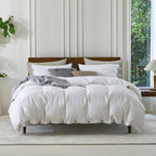 Everly 100% Pure Linen Duvet Cover Set California King Size 104X98Inch 3Pcs (1 Duvet Cover,2 Pillowcases) Soft And Breathable Fo