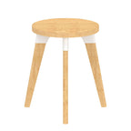 Safco RESENDTNA 14 Inch Diameter Resi Small Maple Accent Coffee Side Corner Sofa Living Room Office Lounge Bedside Nightstand End Table, Natural