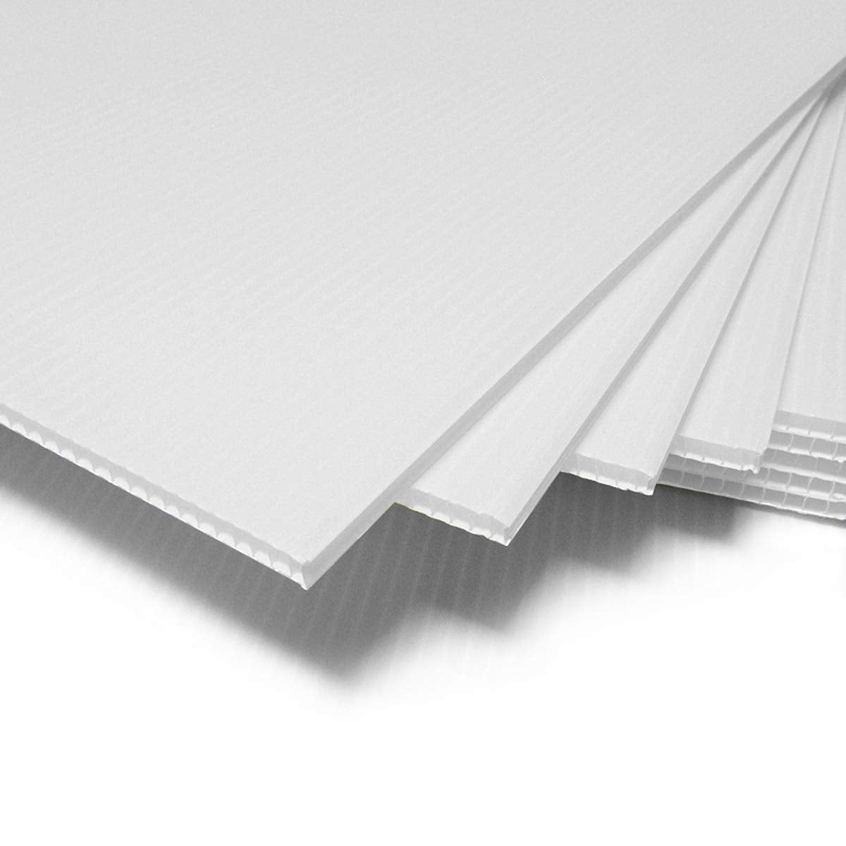 T-Sign Corrugated Plastic Sheets Coroplast Sign Blank Board, 24 X36 Inches 3/16 Inches Thick For A-Frame Replacement Poster Shee