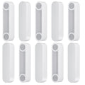 Wonderjune 10 Pcs Plastic Rod Spacer Cap Closet Rod End Caps Wire Shelf End Caps Closet System Parts Shelf Caps for Wire Shelves
