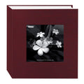Pioneer Photo Albums 100 Pocket Cranberry Silk Fabric Frame Cover Photo Album for 4 by 6-Inch Prints