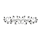 Stratton Home Decor Shd0065 Patina Scroll Leaf Wall Decor, 40.00 W X 1.00 D X 10.00 H