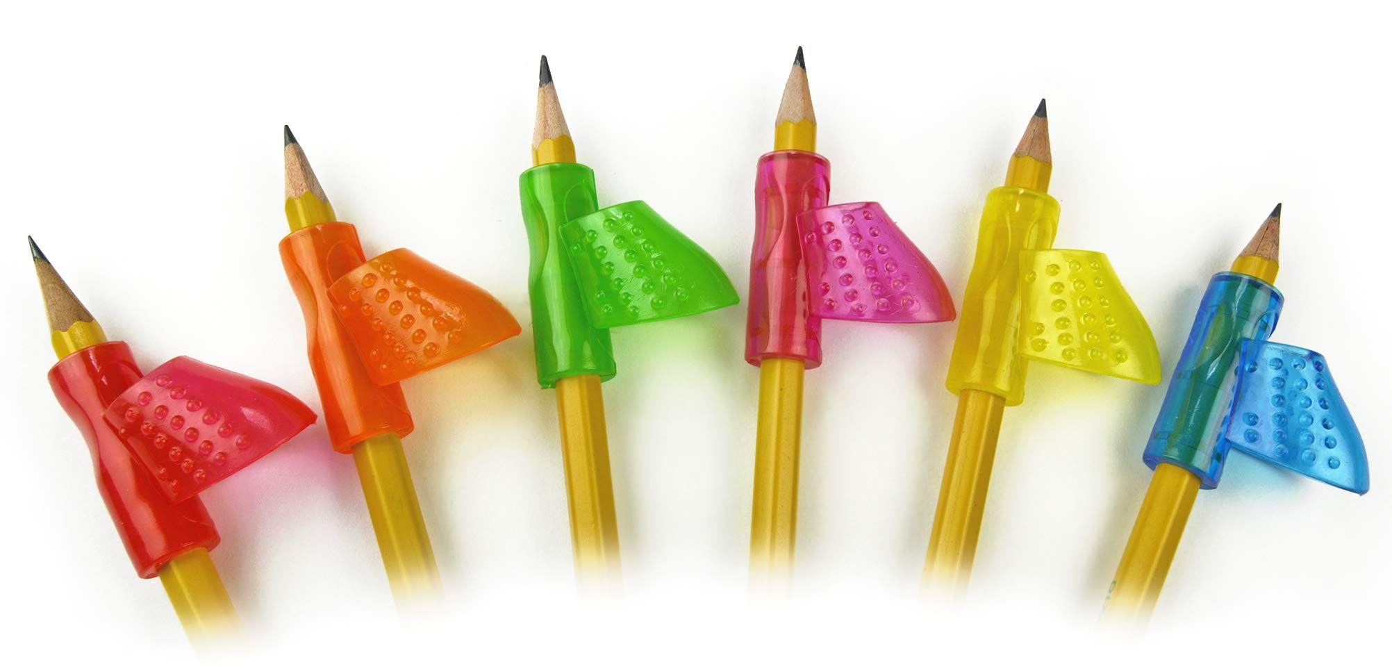 The Pencil Grip Tpg-12106 The Pointer Grip 6 Pack Assorted Colors, Neon