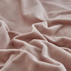 Clothknow Pink Velvet Twin Comforter Set 3Pcs Blush Bedding Comforter Set Pink Fluffy Twin Comforter Dusty Rose Comforter Sofy Pink Comforter Sets Twin