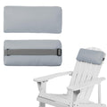 Rasugarlary Chaise Lounge Head Pillow, 2 Pack Outdoor Lounge Chair Pillows With Adjustable Strap Water Resistant Longue Head Pil