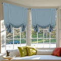 H.VERSAILTEX Thermal Insulated Blackout Adjustable Tie Up Shade Curtain Window Treatment (Rod Pocket 2 Panels, 42 inches W x 63 