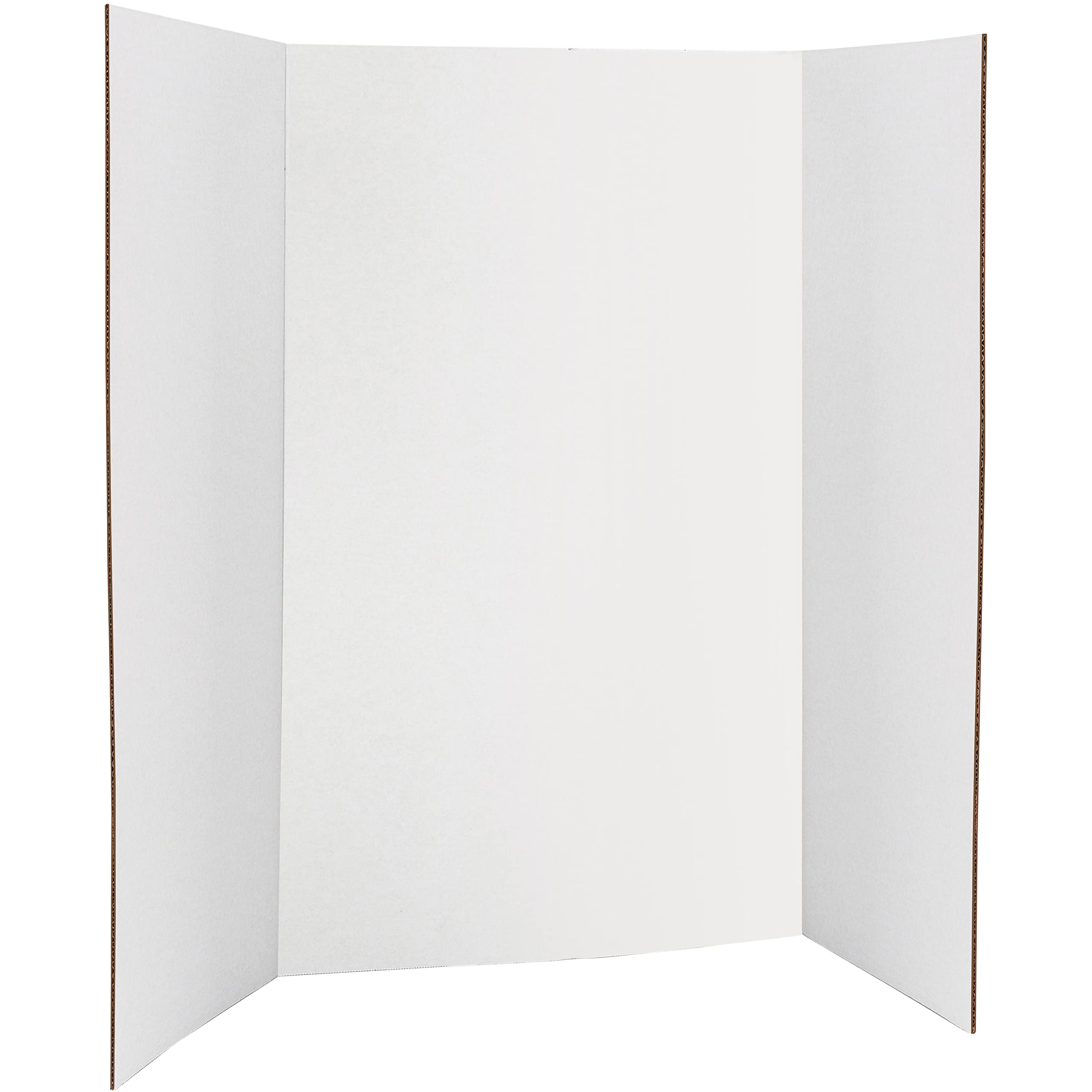 Trifold Poster Board 36' X 48' White Presentation Board Science Fair Display Boards - For School, Fun Projects And Business Pr