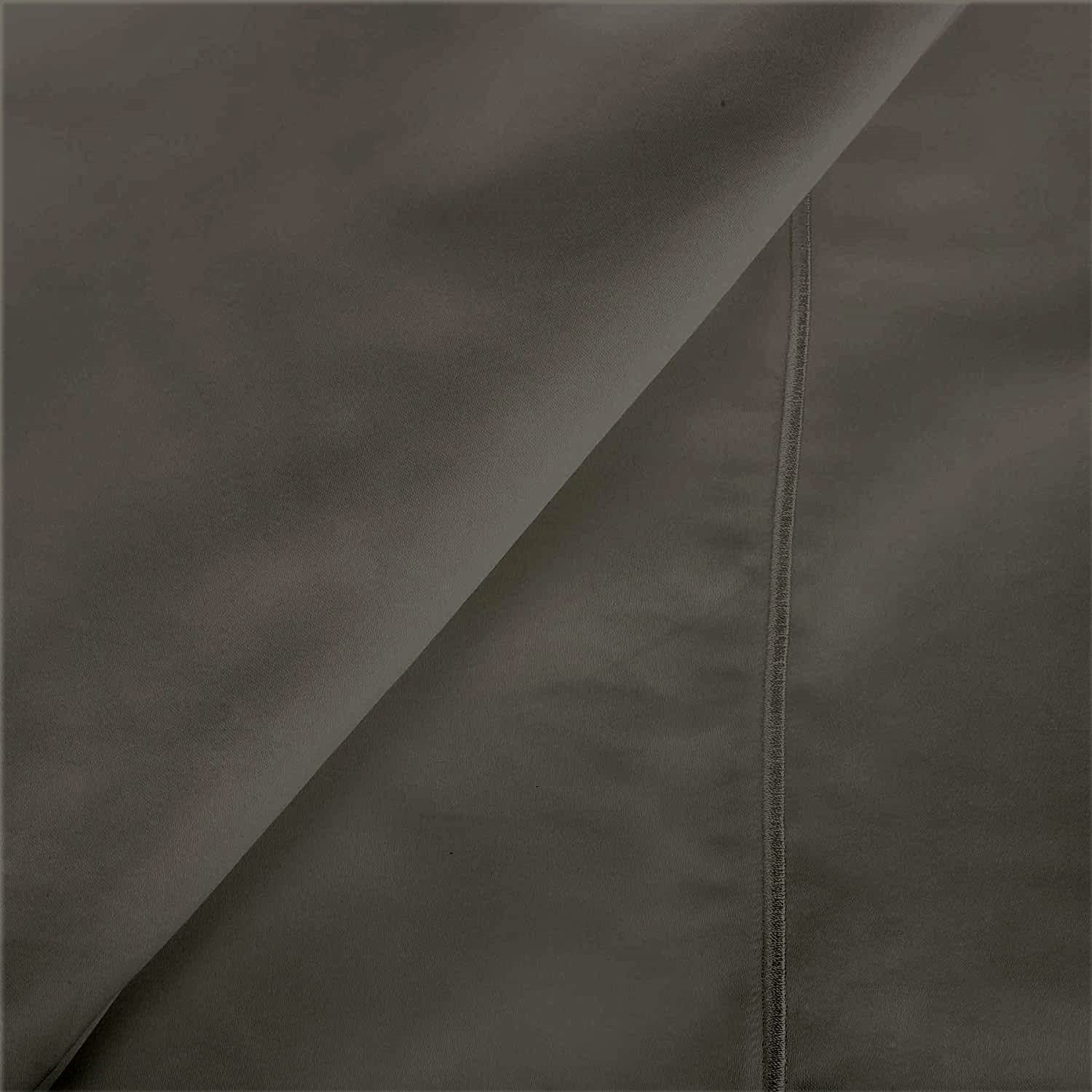Mygiza Sheets,100% Giza Egyptian Cotton Sheets-Twin Size Giza Cotton Sheets Set To Fit Upto 15 Inches Deep Mattress (4 Pcs) Slate Grey