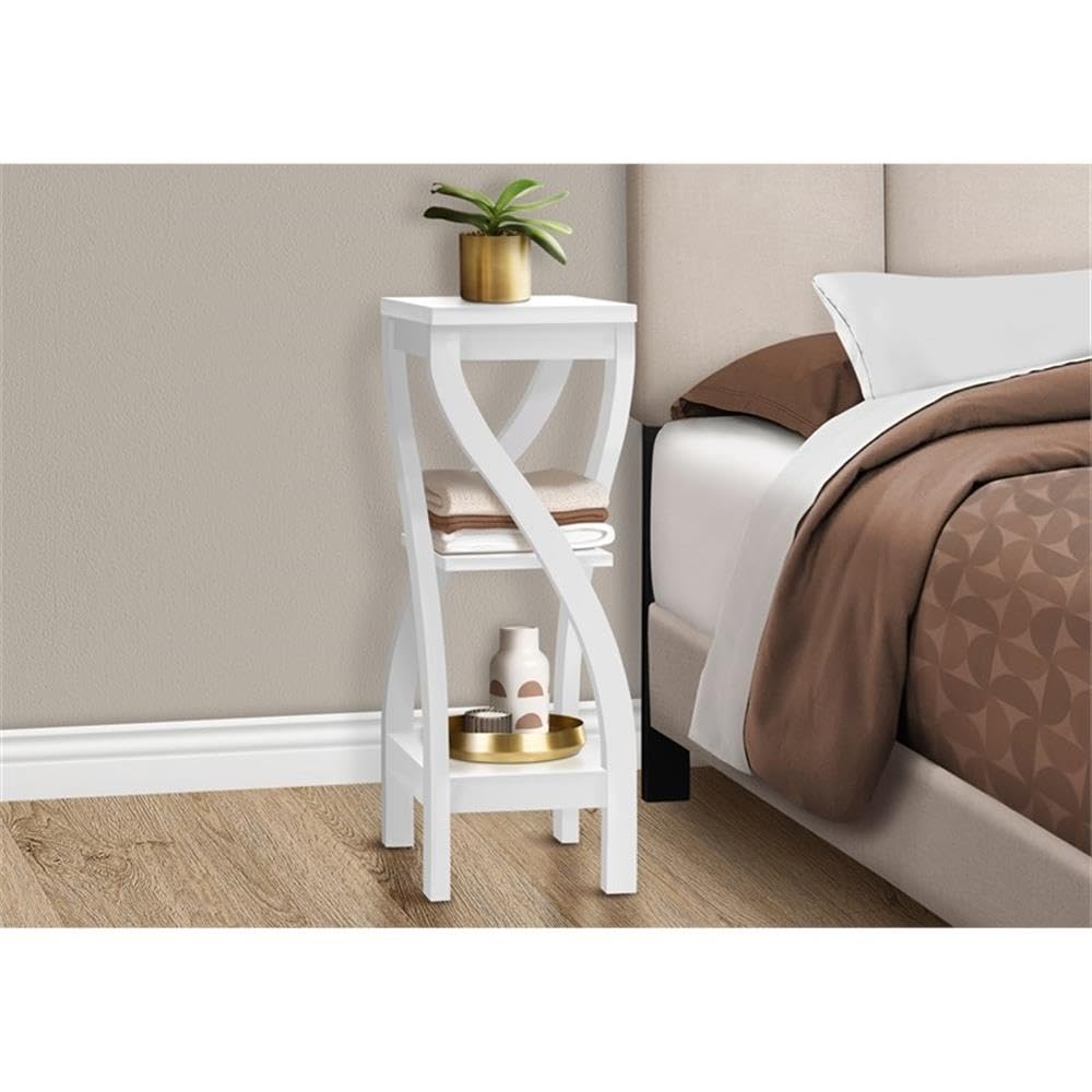 Monarch Specialties Accent Table, 32&quot;, White