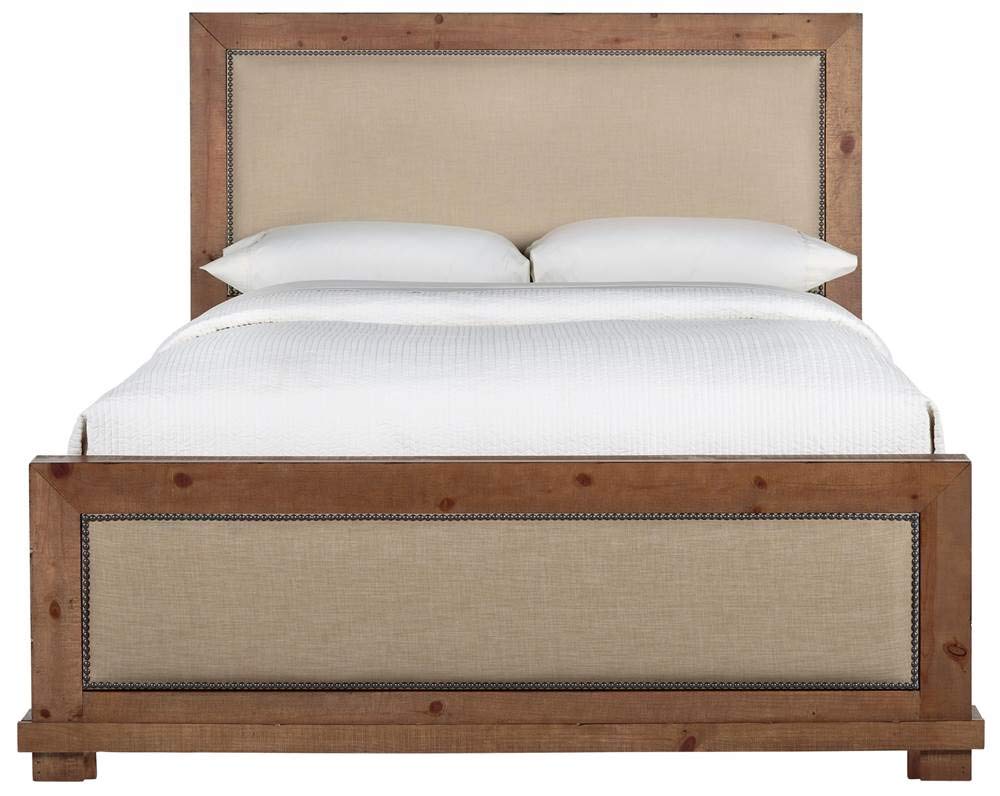 Progressive Furniture Willow Bedroom, King, Distressed Pine