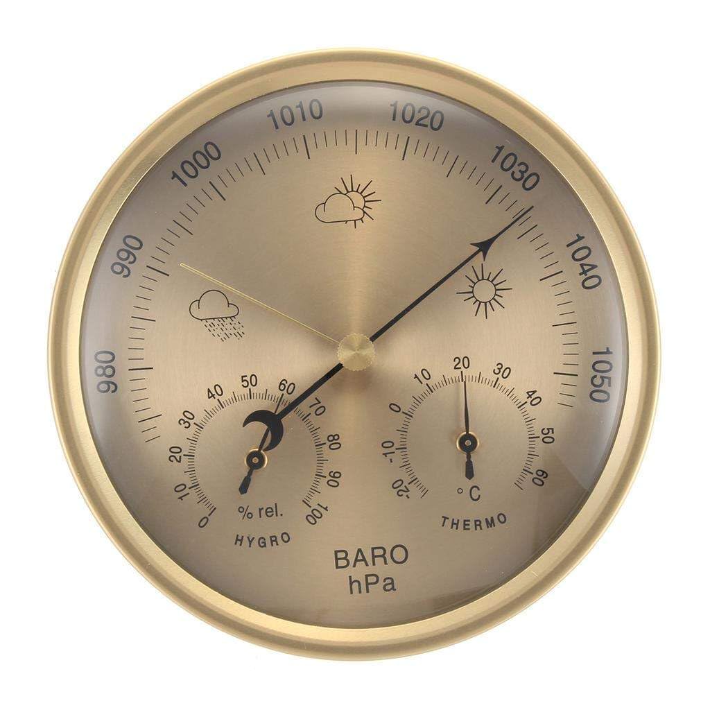 3-In-1 All-Season Wall Hanging Thermometer, Barometer, Hygrometer | Accurate Weather Station For Home And Office | Celsius Editi