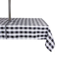 Ehousehome Outdoor Indoor 60X84 Inch Rectangle Tablecloth With Umbrella Hole And Zipper, Waterproof Zippered Patio Table Cloths, Spring/Summer Table Covers For Backyard Circular Table/Bbqs/Picnic
