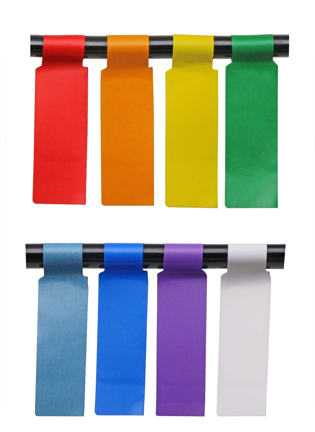 Mini Skater 720 Labels 24 Sheet Colorful Waterproof Cord Labels Tags Write On Stickers Tear Resistant Flexible Computer Cord Col