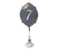 LILLU Lillian Rose Vintage Chalkboard Table Numbers 1-24, Black/Pink