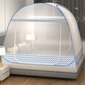 Cdybox Folding Mosquito Net Tent Canopy Curtains For Beds Home Bedroom Decor (Blue, 1.2X2.0M)