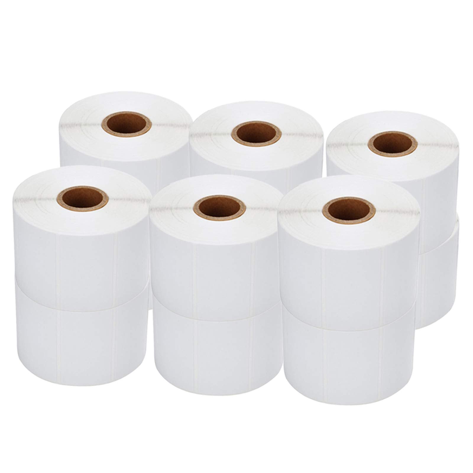 Rbhk 12 Rolls Direct Thermal Labels 2-1/4' X 1-1/4', Permanent Adhesive Shipping Labels For Zebra Printer, Sku Labels Address