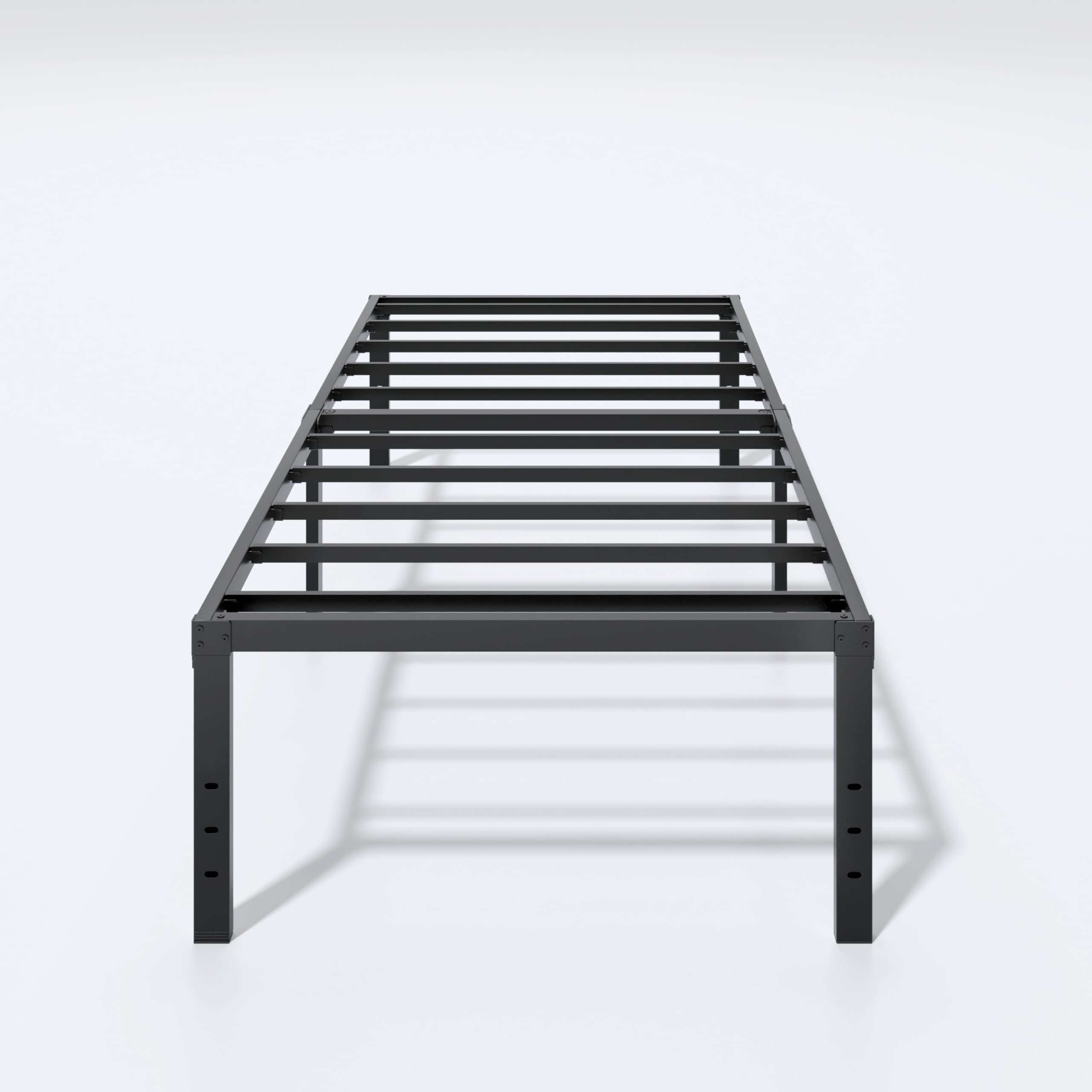 LUMUNANCE Metal Bed Frame Twin Size - 18 Inch Heavy-Duty Twin Platform Bed Frame No Box Spring Needed, Easy Assembly, Noise-Free