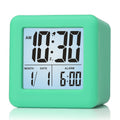 Plumeet Digital Alarm Clock Kids Clock with Snooze and White Nightlight - Easy Setting Travel Alarm Clocks Display Time, Date, A