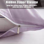 Telus Body Cooling Pillow Cases Cover, Bamboo Rayon Pillowcases With Zipper Closure, Cool And Breathable Pillow Case For Hot Sle