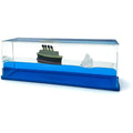 Honsheng Unsinkable Titanic Simulator Toy Wavey Boat in a Box Liquid Wave Cruise Fluid Ship Decoration Ornament for Car Decorati
