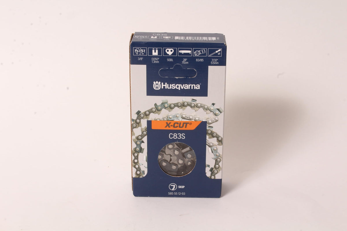 Genuine Husqvarna 585551293 28' 3/8' .050' 93 Dl C83S Chainsaw Chain Loop