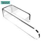 Taozun Hand Towel Holder/Clear Hand Towel Rack - Acrylic Plastics Towel Ring Self Adhesive Towel Bar For Bathroom Or Kitchen Wal