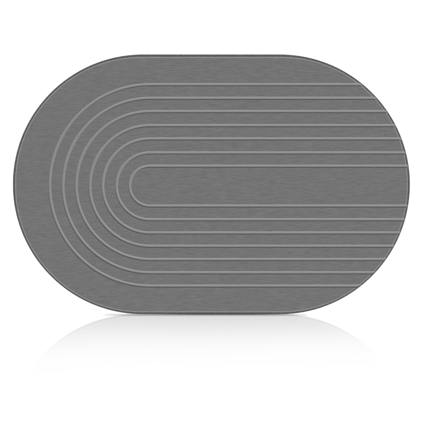 Elfcool Stone Bath Mat Diatomaceous Earth Shower Mat Non Slip Quick Dry Bath Stone Mat Super Absorbent Bathroom Floor Mat for Ba